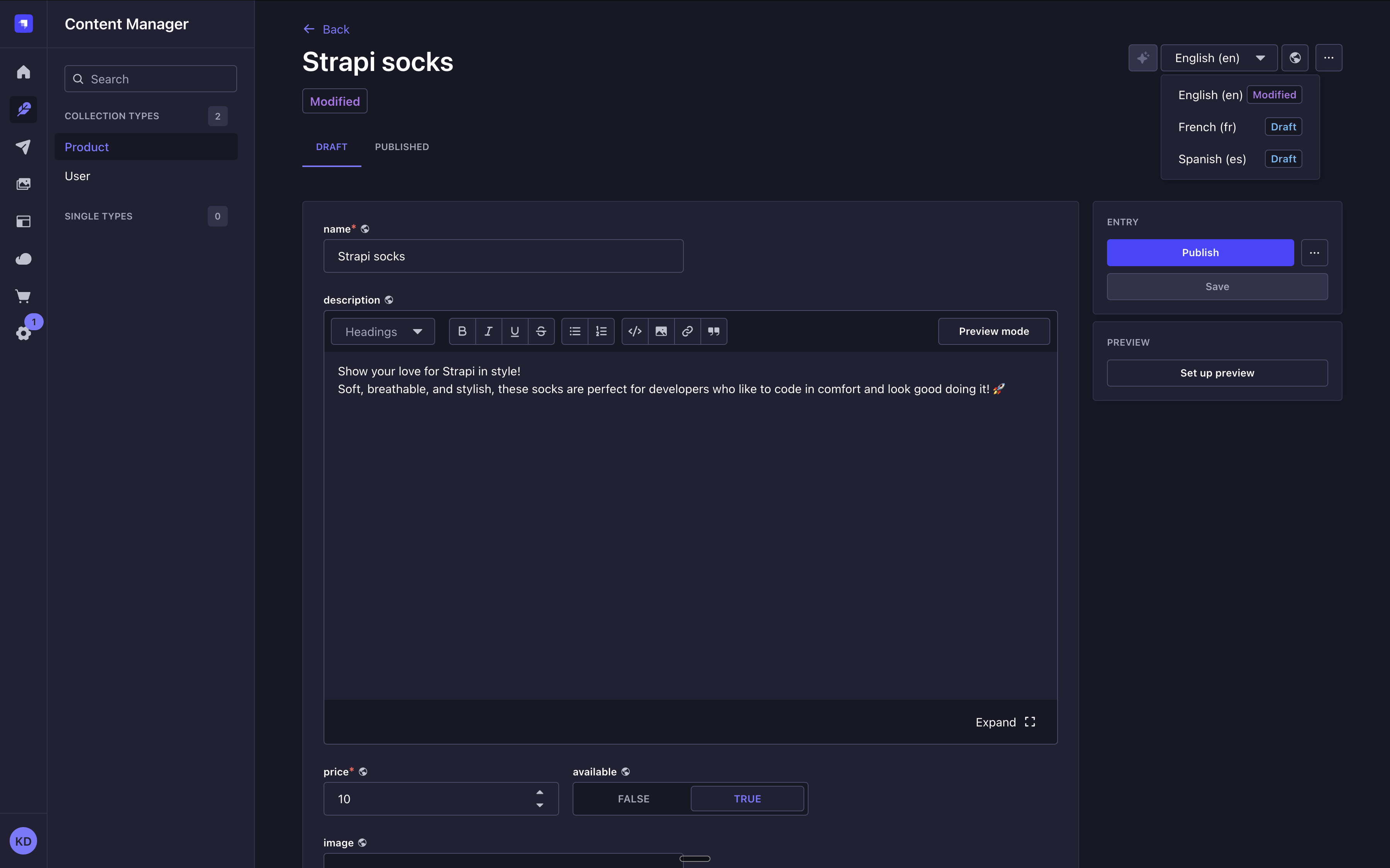 Managing locales with i18n